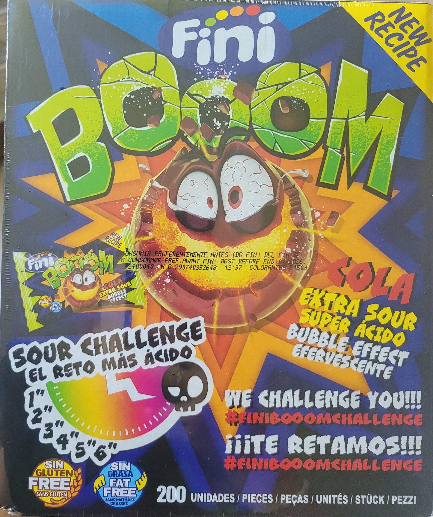 Chewing-gum boom cola