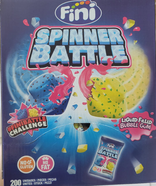 Chewing-gum spinner battle