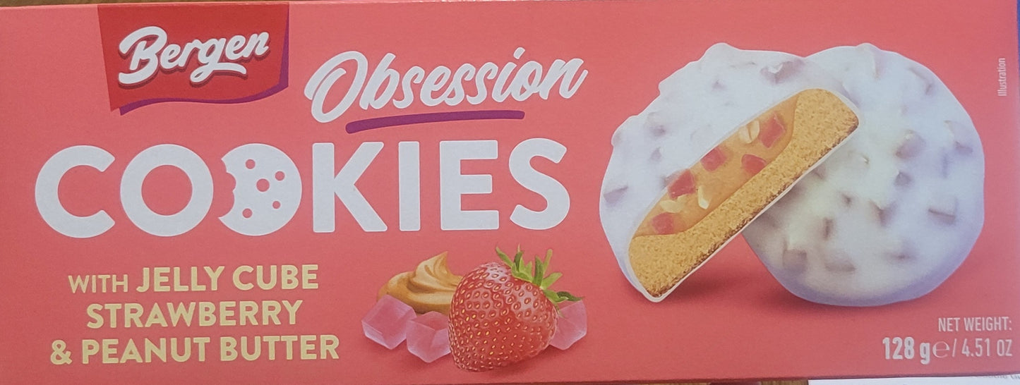 Cookie fraise/beurre de cacahuète