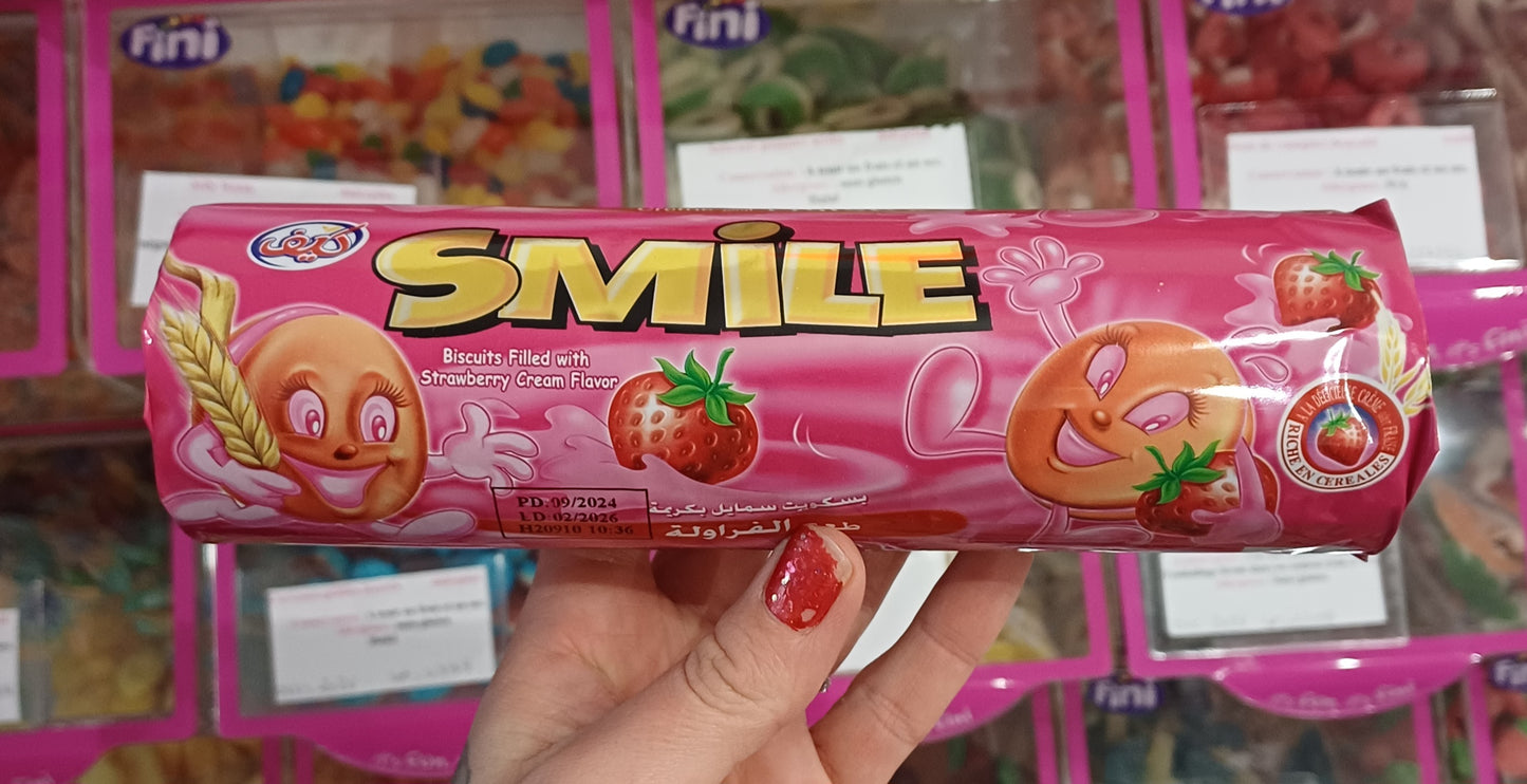 Biscuit smile fraise